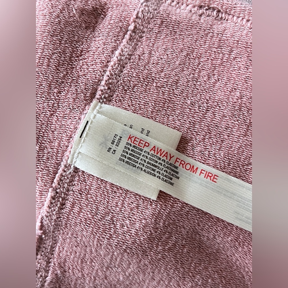 Free People Movement Kyoto legging - M - jogger pink heather grey rare color NEW - Picture 10 of 10